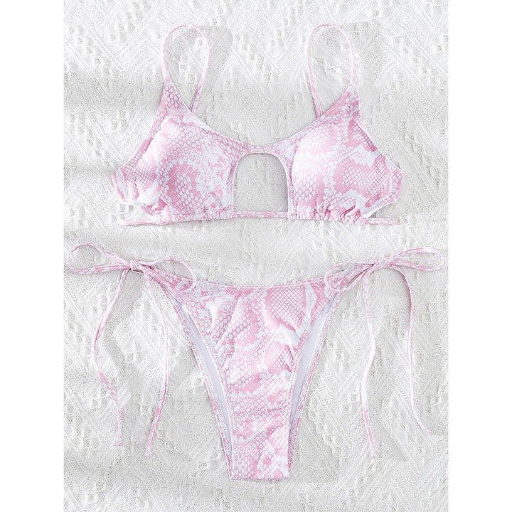 Dame stilfuld Cut-Out Triangel Bikini Sæt Stilla
