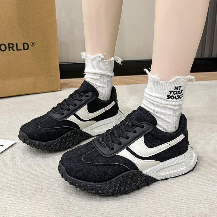 Dame Sporty Sneakers med støddæmpende sålprofil og robust overdel Stilla