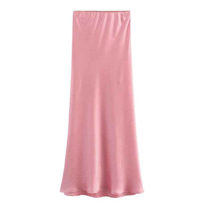 Dame lang satin skirt Skovae