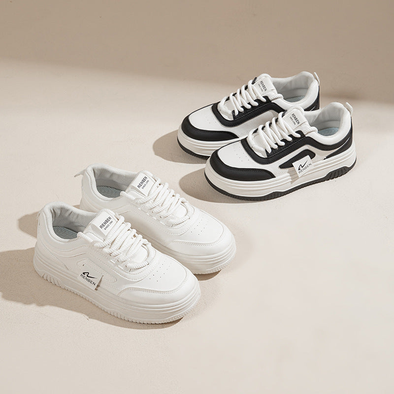 Dame sneakers i sporty og behageligt design med tykk sål og åndbare egenskaber Stilla