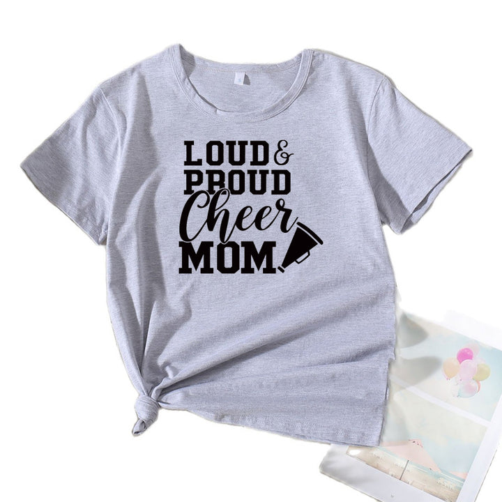Kvinder Cheerleading Mor Grafik T-Shirt Stilla