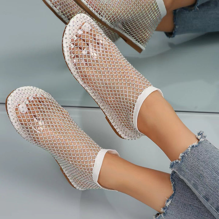 Dame net sandaler Stilla