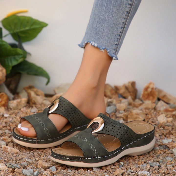 Damer Komfortable Sandaler med moderigtigt design og justerbar rem Stilla