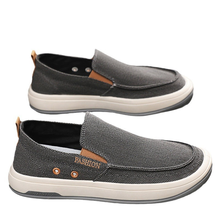 Dame Casual Slip-On Sneakers med åndbart tekstilovermateriale Stilla