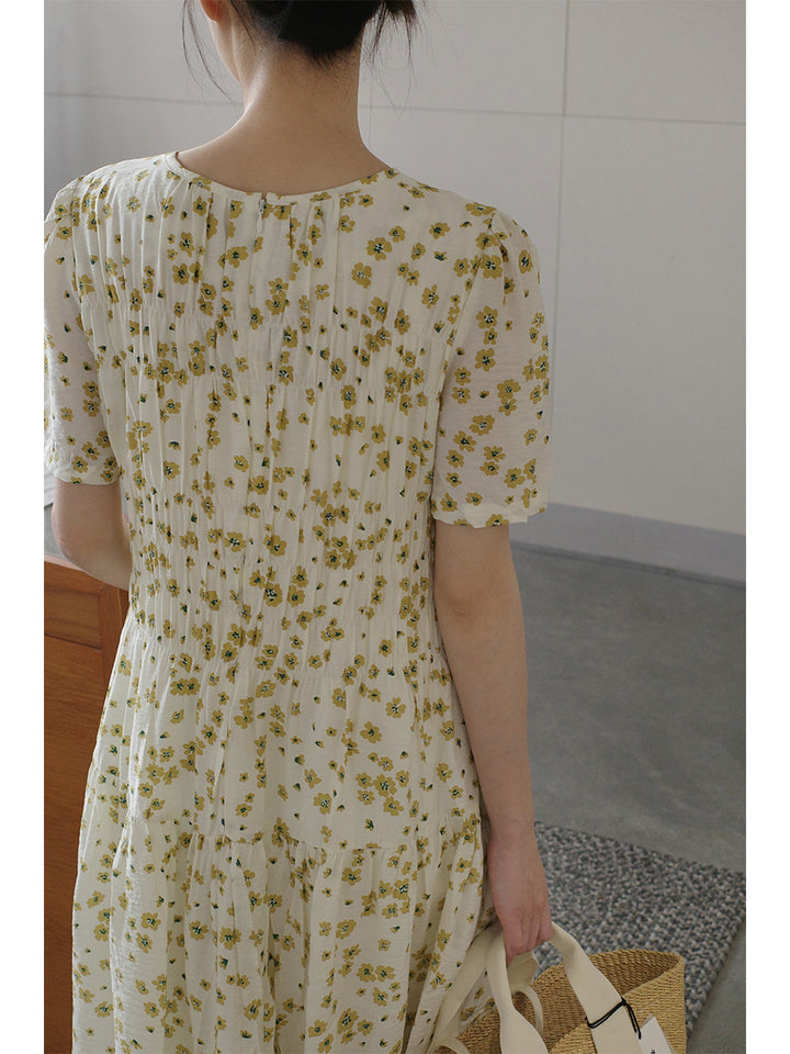 Damer Lette Sommerkjole med blomsterprint Stilla