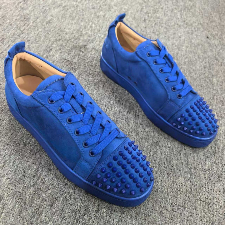 Herren Premium Wildleder Spike Detail Sneaker Stilla