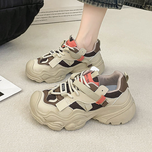 Dame Sporty Sneakers med åndbart mesh-overflade og dæmpende sål Stilla
