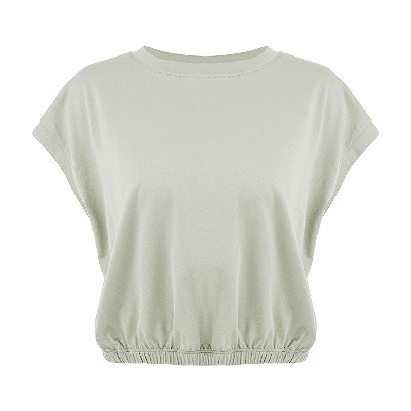 Dame afslappet T-shirt med gummizug Stilla