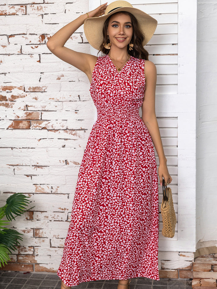 Dame blomster mønster maxikjole Stilla 1751507311