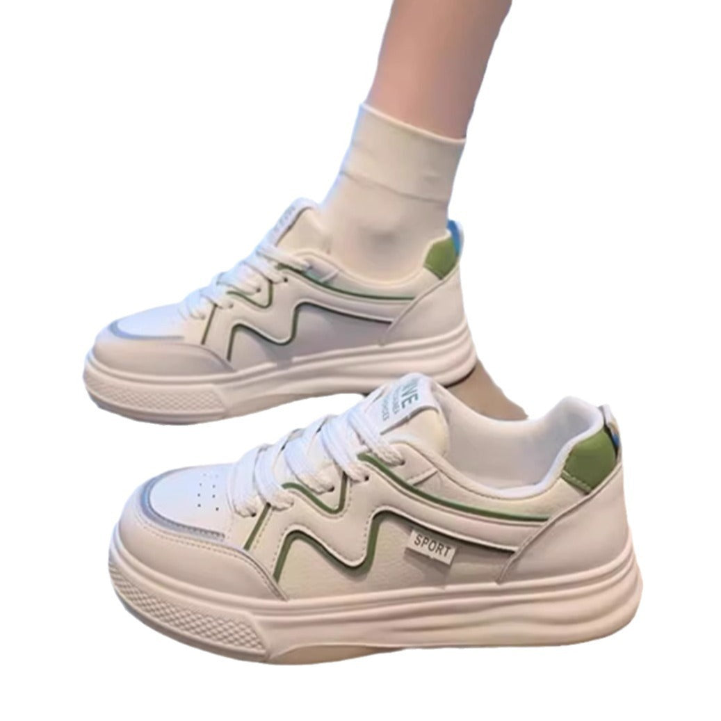 Dame fritids-sneakers med sportivt design og polstret sål Stilla