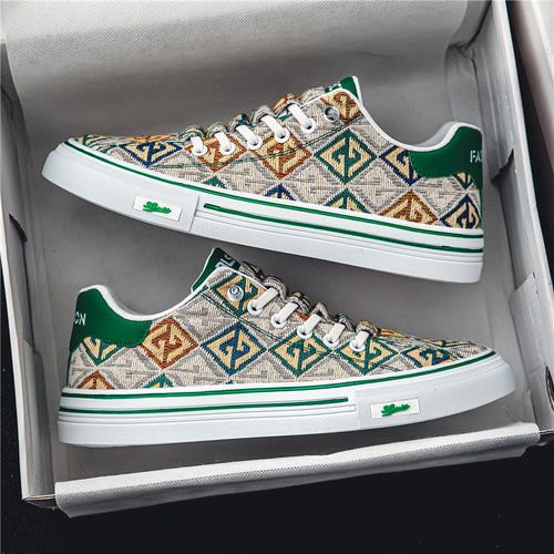 Femme stilfulde mønstrede sneakers Stilla