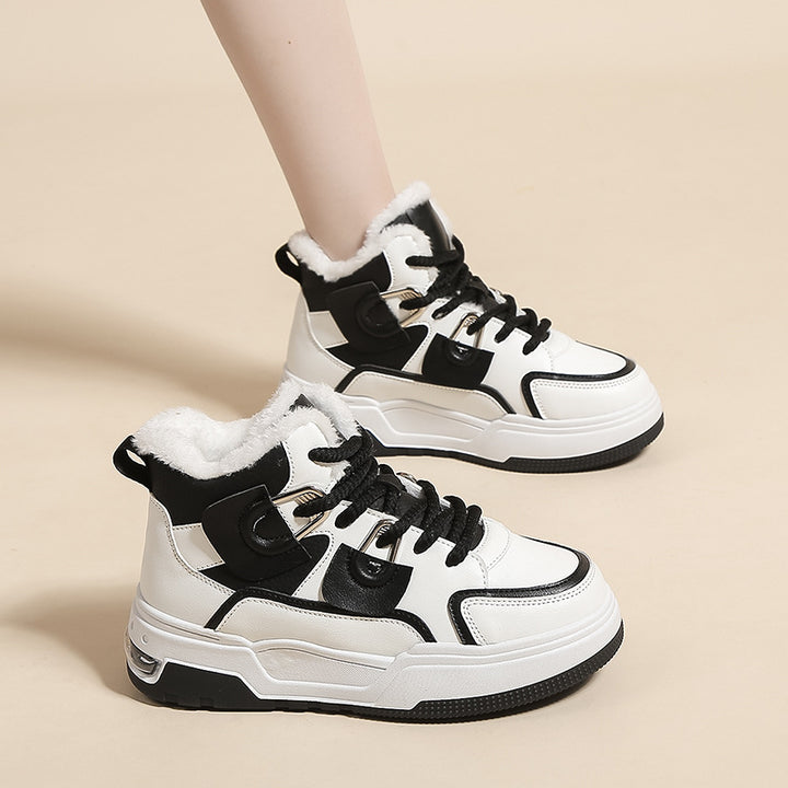 Dame Høje Sneakers med blødt Indlæg og skridsikker Sål Stilla
