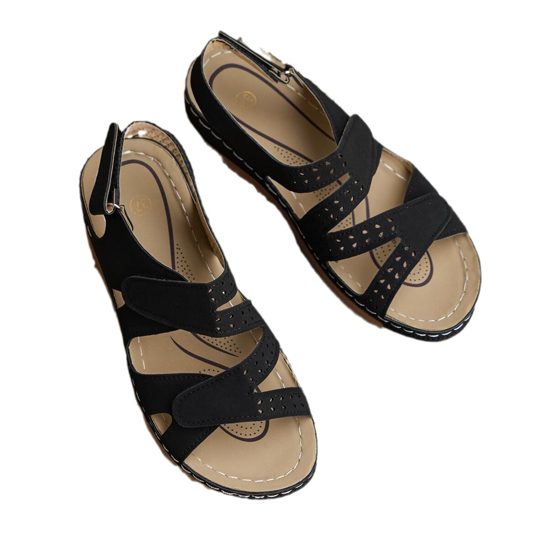 Dame Riemchen-sandaler med justerbar lukning og ergonomisk sål Stilla
