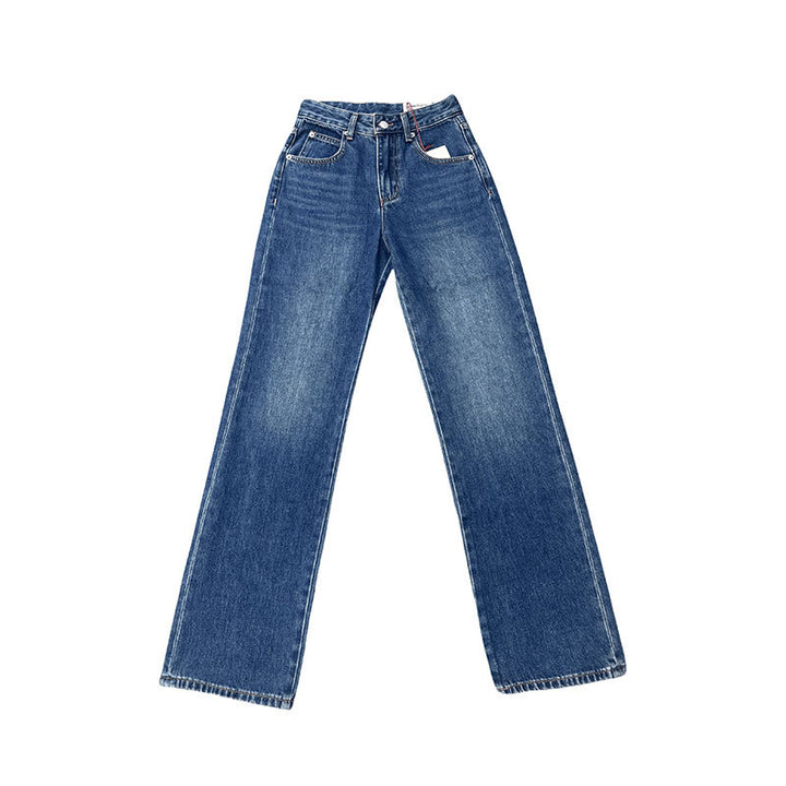 Dame Stretch-Jeans med høj talje og komfortabel indvendig linning Stilla