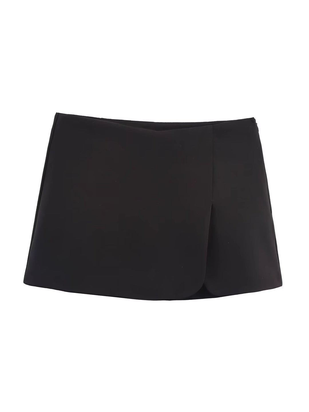 Dame mini nederdel med eksklusiv snit og elegant drapering Skovae