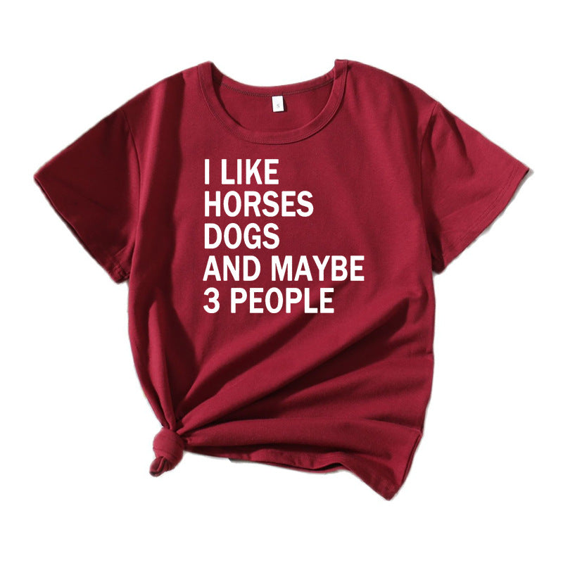 Dame Casual Sjov Citat T-shirt Stilla