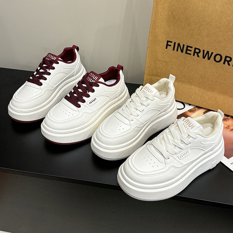 Dame Chunky Plateau-Sneakers med robust overdel og skridsikker sål Stilla
