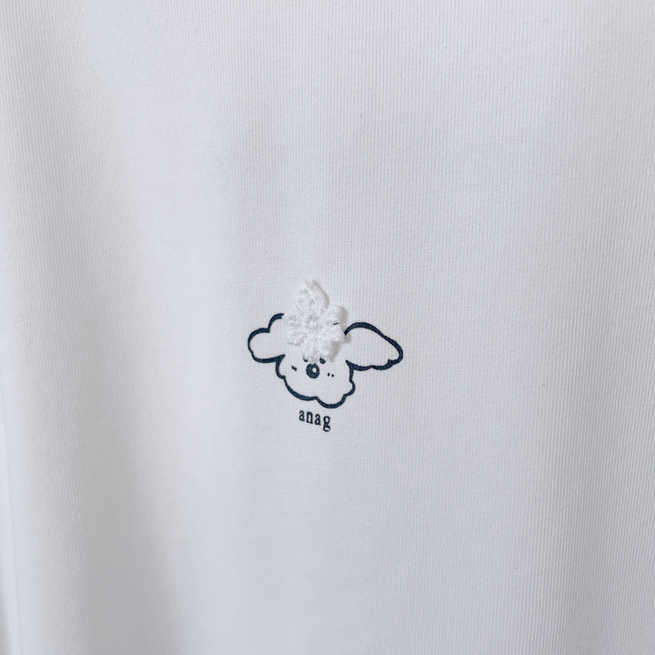 Dame Casual Broderet Grafik T-Shirt Stilla