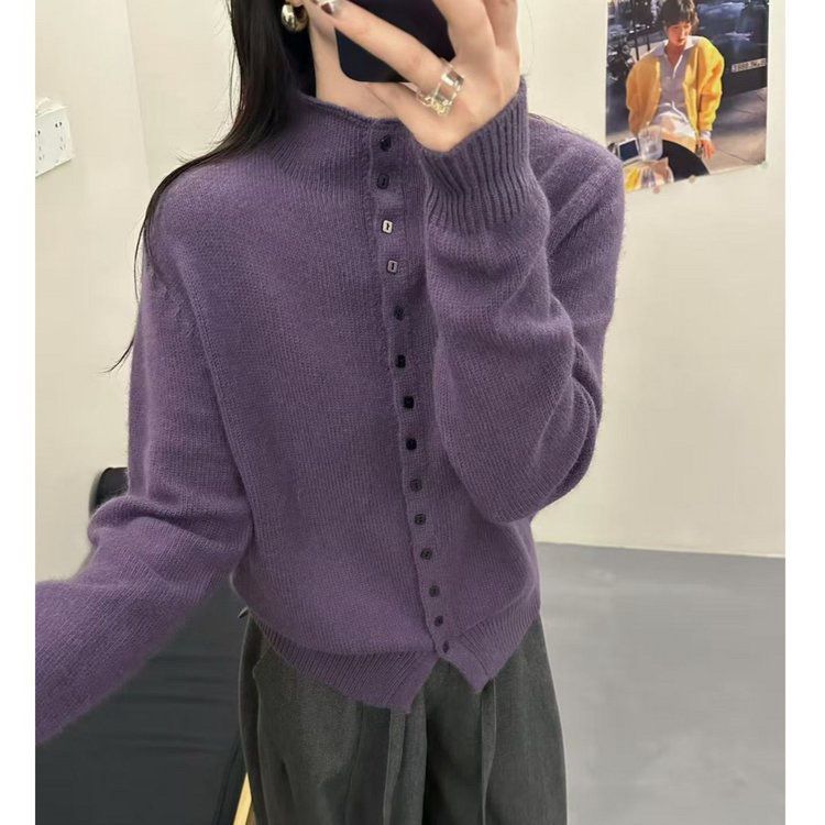 Kvinders varme strikket cardigan Stilla