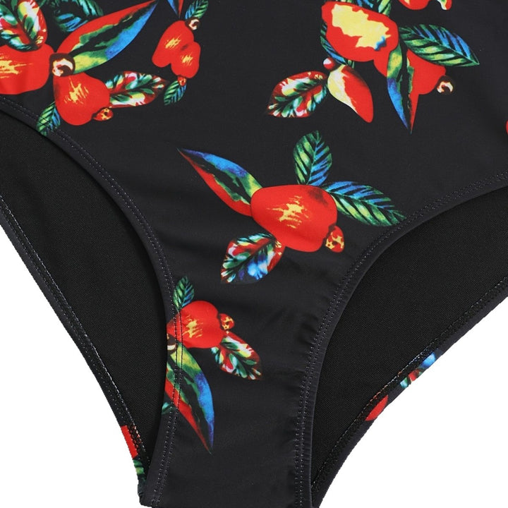Dame To-piece badedragt sæt med blomsterdesign Skovae