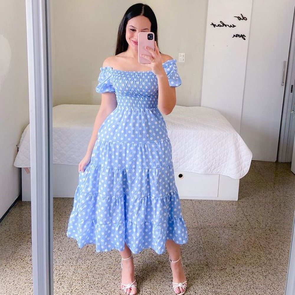 Stilla | Elegant One-Shoulder Large Swing Dress