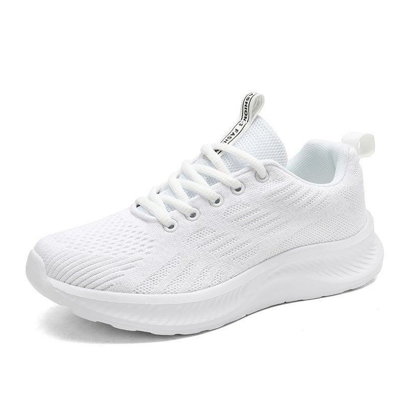 Dame nan ultralet strik-fritids sneakers med ergonomisk dæmpningskerne sål og trækstrop Skovae