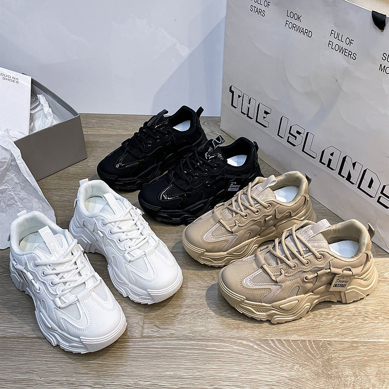 Dame Sports Chunky Sneakers med åndbart mesh-overflade og skridsikker sål Stilla