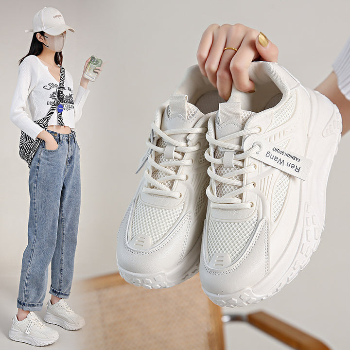Dame Chunky Sneaker med åndbar overfladestruktur og stødabsorberende sål Stilla
