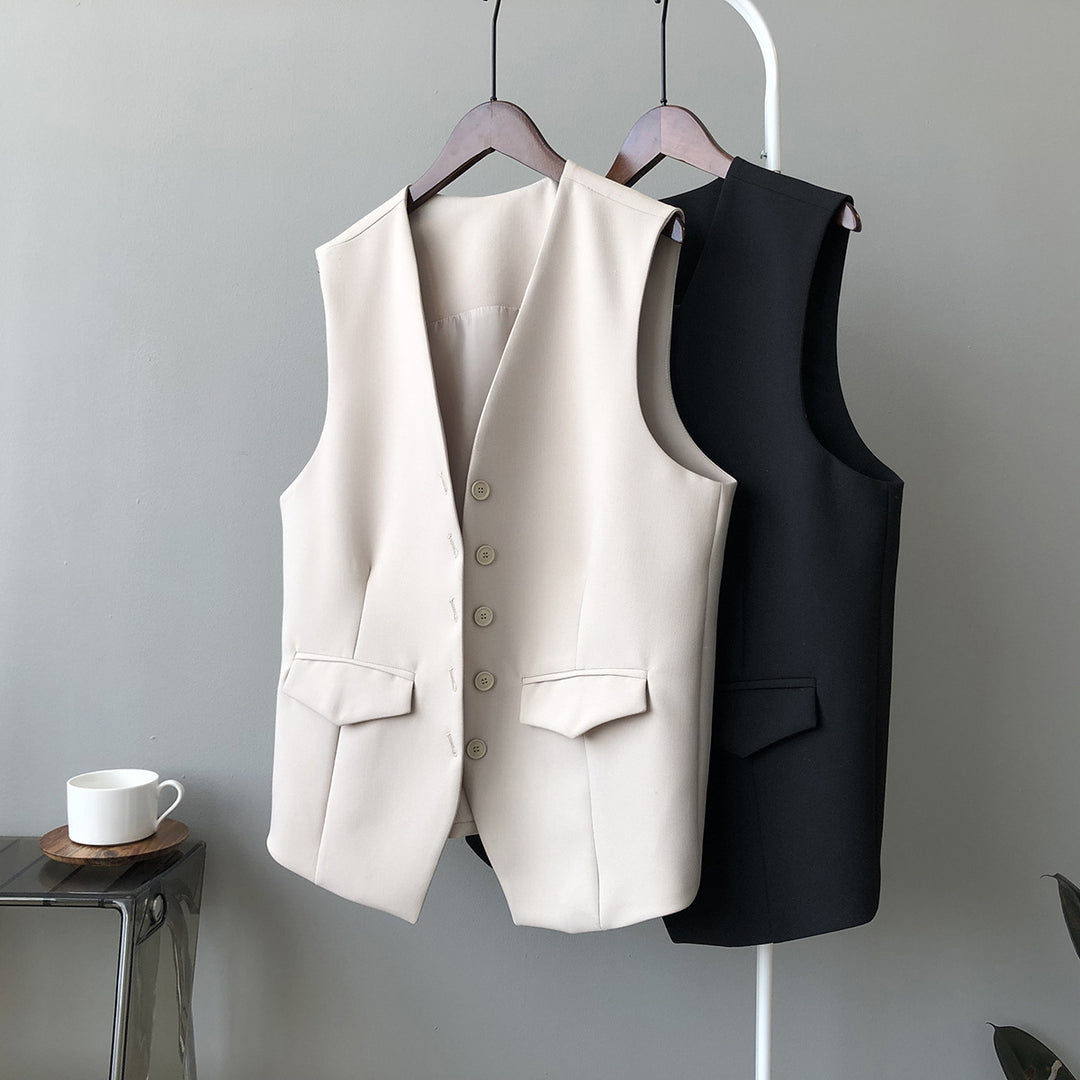 Dame elegant vest med praktiske lommer og moderne snit Stilla