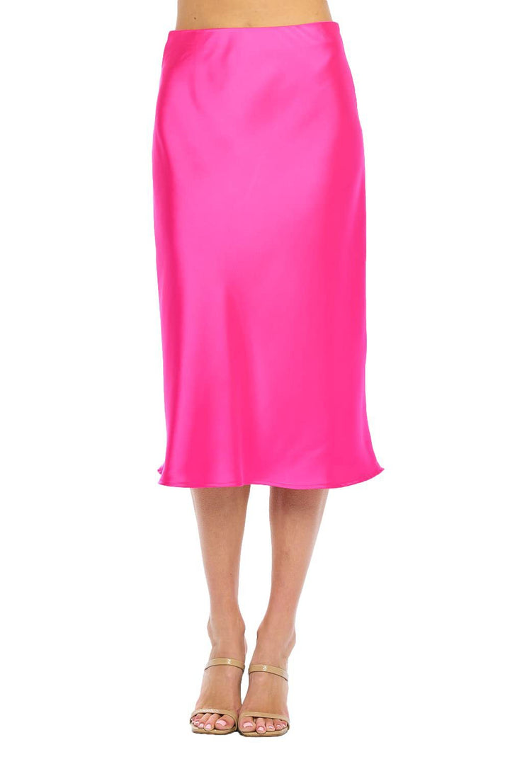 Dame satin nederdel Stilla