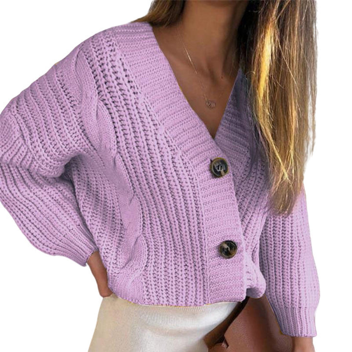 Dame strikjakke i trendy oversized stil Stilla