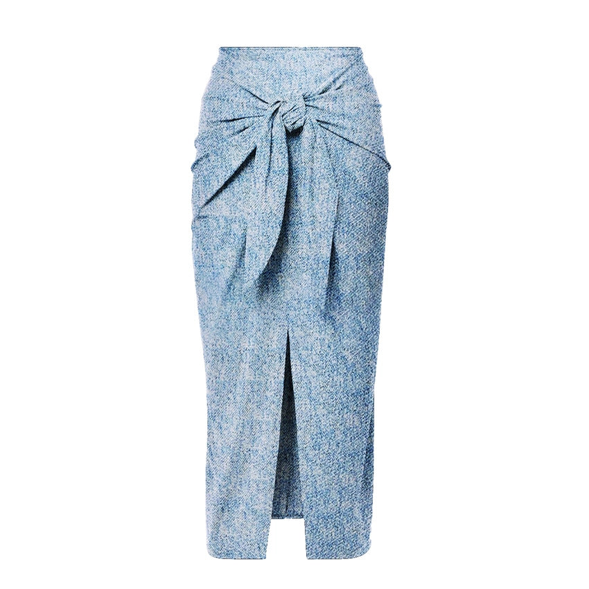 Dame Bikiniset med Wrap-Nederdel Skovae