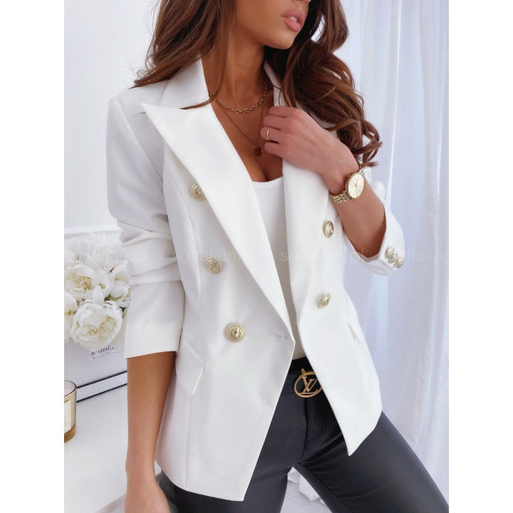 Dame blazer sæt med høj kvalitet knapdetaljer og elegant pasform Stilla