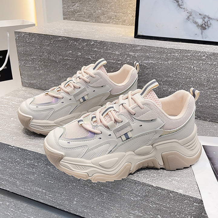 Dame Chunky Lifestyle Sneakers med åndbart mesh-overmateriale og skridsikker sål Stilla