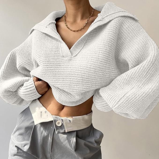 Damer hyggelig strikket sweater i en afslappet oversized pasform Stilla