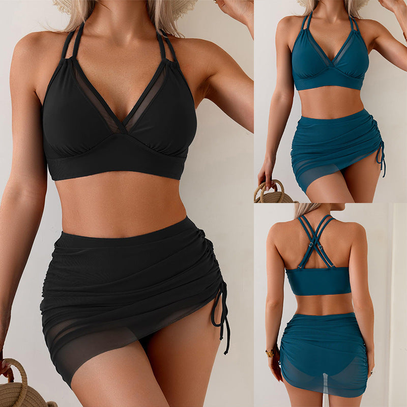 Dame Bikiniset med justerbar top og den matchende nederdel Stilla