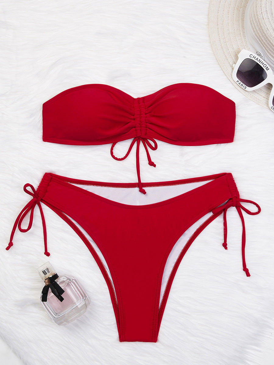 Femme Bandeau Cut-Out Bikini Set Stilla