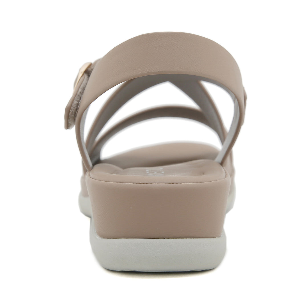 Dame komfortsandaler med ergonomisk design og moderigtig støttende hæl Stilla