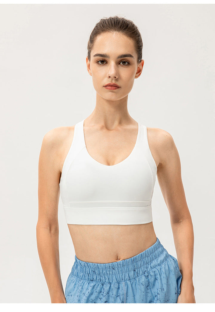 Stilla | Strength Integreret Kop Yoga Bh Fast Sportsvest Med Spænde Til Løb Og Fitness