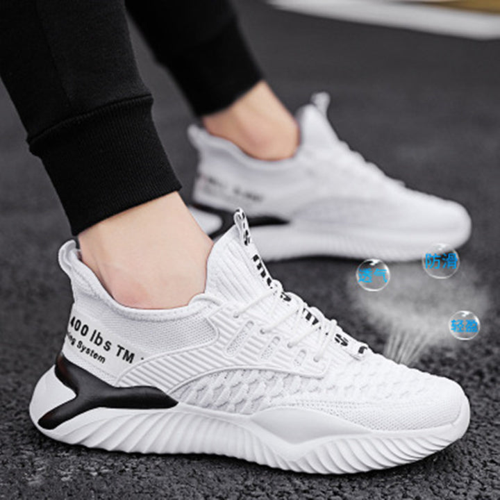 Herrer Åndbare Fritids Sneakers med Fleksibelt Design Stilla