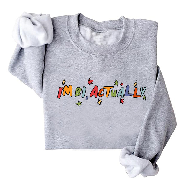 Kvinders sweater med kreativt print og afslappet snit Stilla