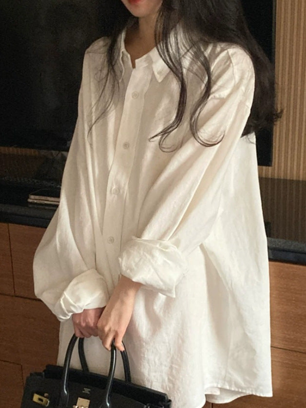 Dame Oversized Skjorte med elegante detaljer Stilla