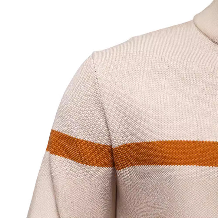 Herren strikpullover i maritim stil Stilla