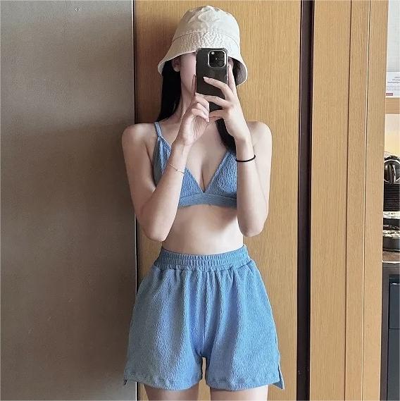 Dame Sporty Bikini-sæt med afslappede shorts Stilla