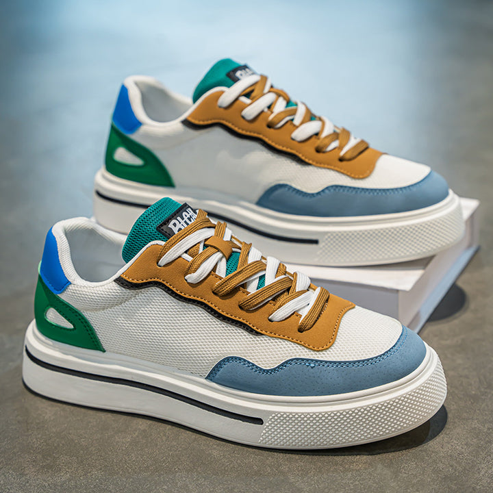 Herrer fritids snørresneakers med innovativt åndbart mesh-design Stilla
