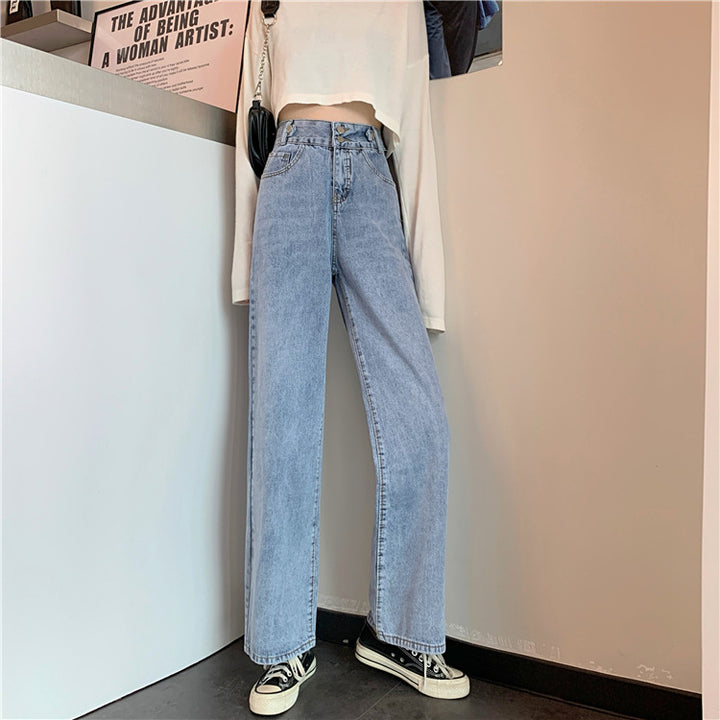 Kvinder Høj Talje Bootcut Jeans Stilla