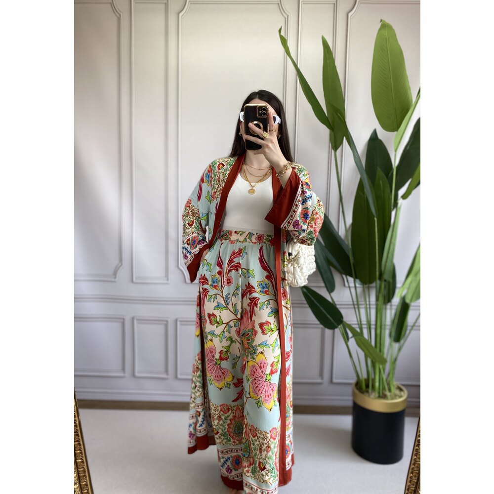 Damer Elegant Oversized Kimono-Style Cardigan Stilla