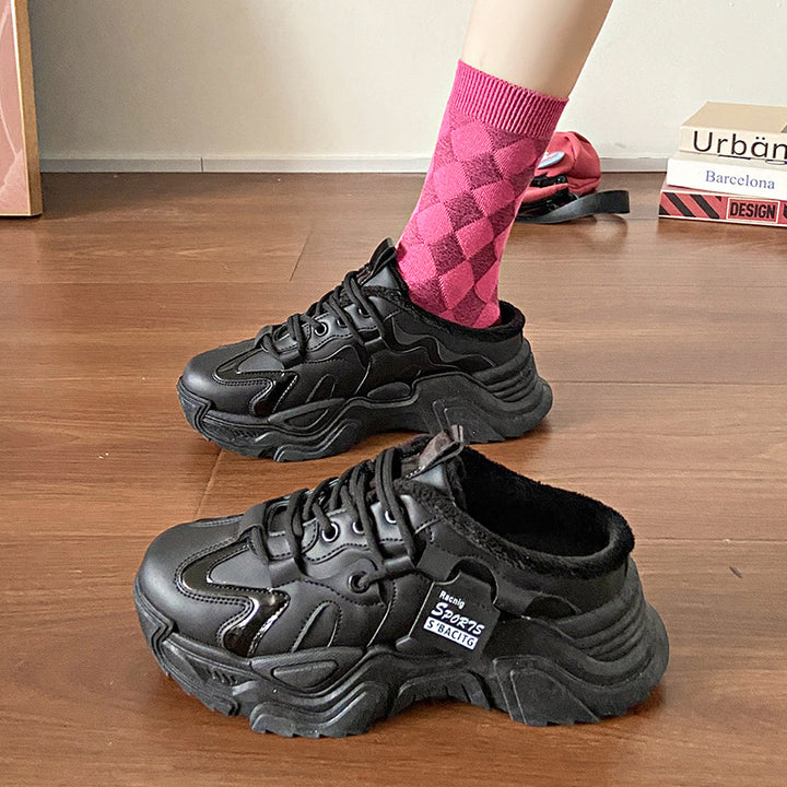 Dame Sporty High-Top Sneakers med varmt indre foer og skridsikker sål Stilla