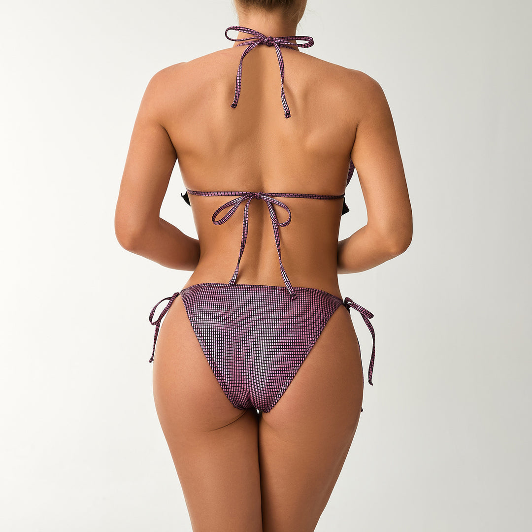Dame Triangel-Bikini med legende ruffles detaljer Skovae
