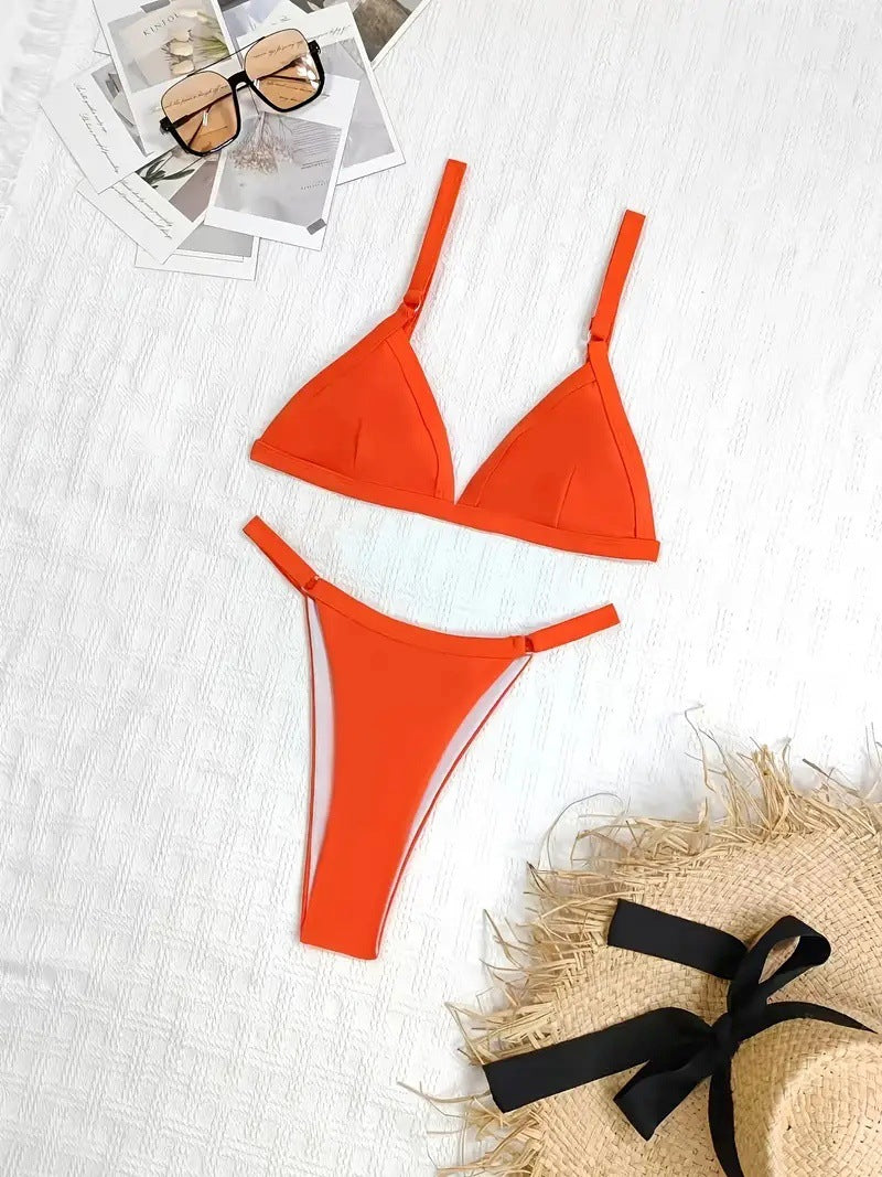 Dame Justerbar Trekant-Bikini-Sæt Stilla 1750839219
